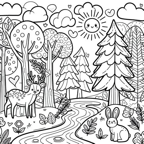 Free Nature Coloring Pages For Kids [2025]