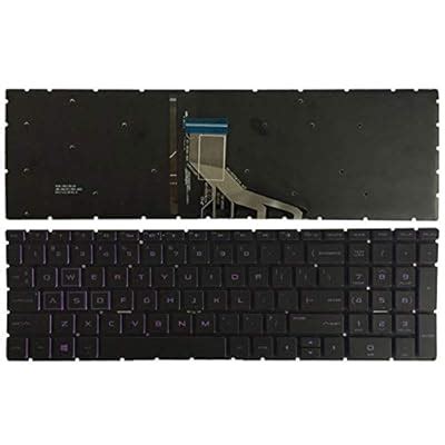 Ndliulei Purple Backlit Keyboard for HP Pavilion Gaming 15-cx India | Ubuy