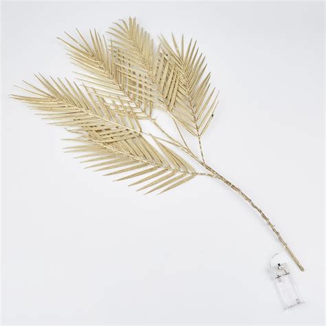 Buy Serena Slice Decorative Leaf Stick with String Lights from Home ...