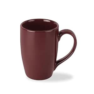 CELLO Tierra Nexus Color Big Burgundy Mug Set of 1, 300ml, Brown ...