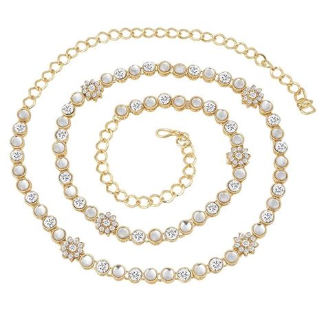 I Jewels Gold Plated Traditional Ethnic Kundan And Stone Studded ...