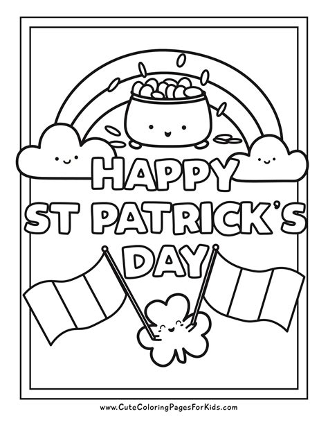 St Patrick Coloring Page