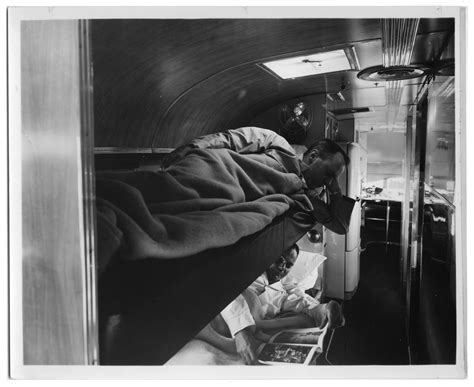 [A Long View Inside the Bus, With Sleeping Quarters and Kitchenette ...