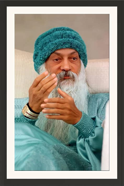 STUDIO AVINASH Acharya Rajneesh Osho in His Ashram Wall Hanging Framed ...