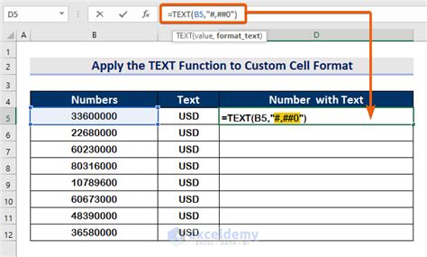 Image result for Excel Add Text to Number