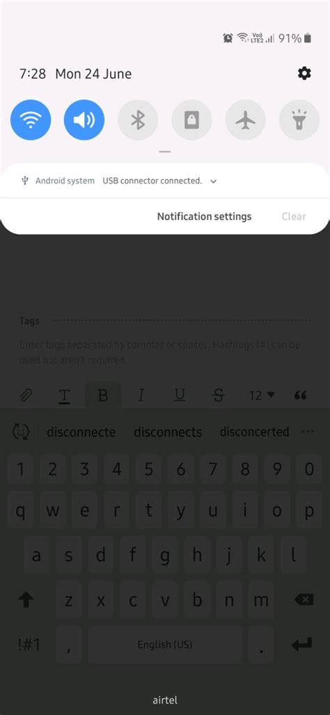 Android System USB Connector Disconnected 的图像结果