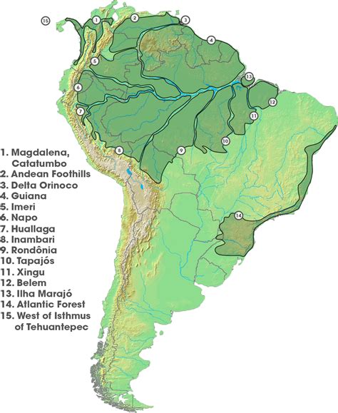 Download South American River Basins Map | Wallpapers.com
