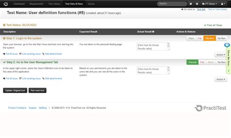 PractiTest Tutorial 的图像结果