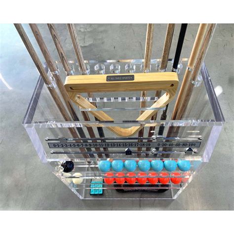Acrylic Billiard Cue Rack, Floor Cue Rack