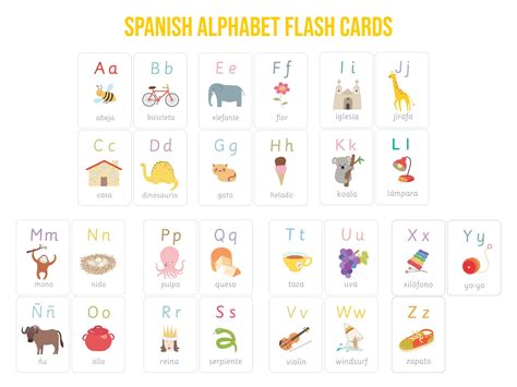Free printable spanish flashcards pdf, Download Free printable spanish ...