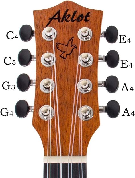 Buy Tenor Ukulele AKLOT 8 Strings Ukelele 26 inch Solid Mahogany Uke ...