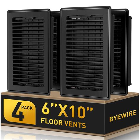 Floor Register - Floor Vent Covers 6x10 - Heavy Duty Steel Vent Covers ...