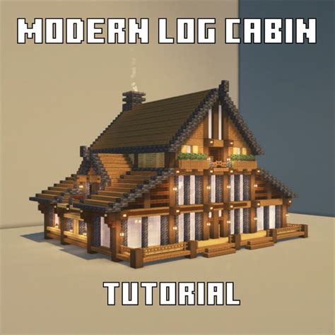 Image result for Minecraft Log Cabin Survival Tutorial