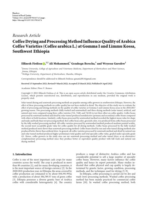 Natural Dry Coffee Processing Method PDF 的图像结果