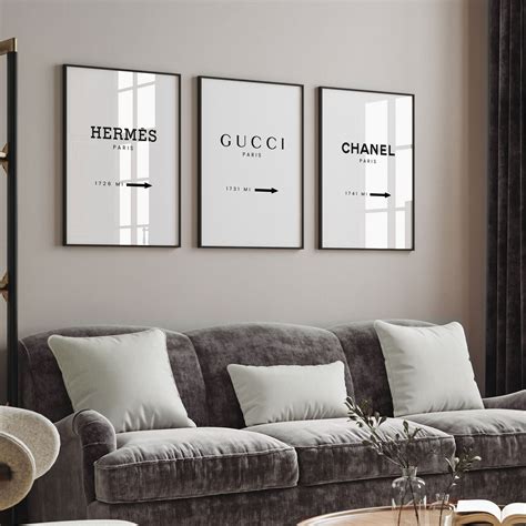 Luxury Fashion Posters Wall Art Set of 3 Home Decor Painting. – Dessine Art
