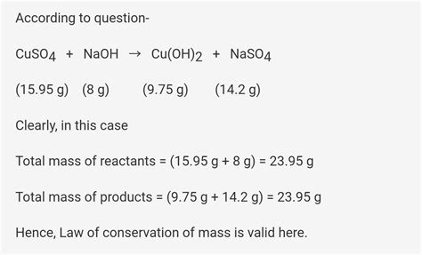 Copper sulphate reacts with sodium hydroxide to form blue precipitate ...