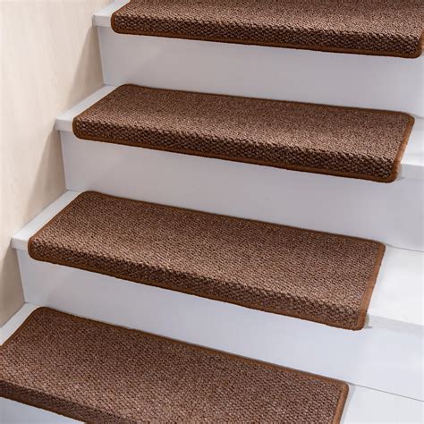 Amazon.com: Oak Valley Designs™ Rounded Bullnose Carpet Stair Treads ...