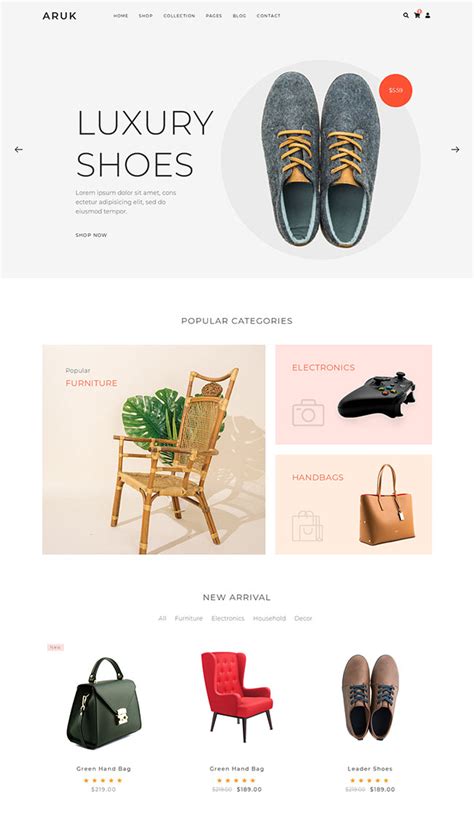 响应设计综合商品购物网站HTML模板