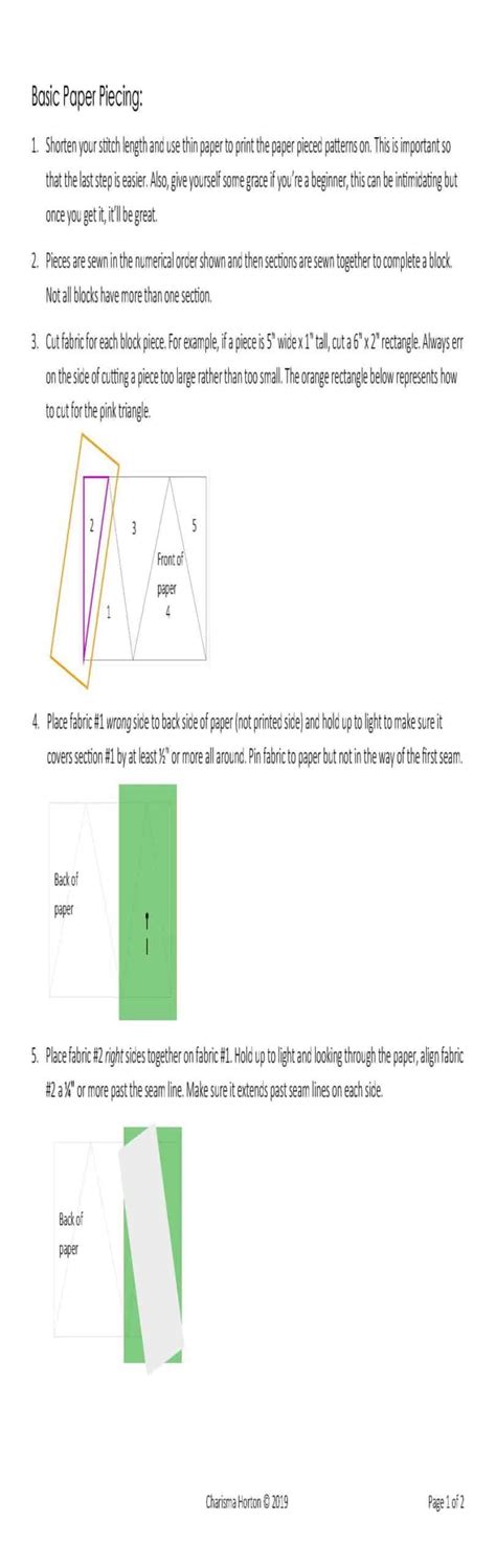 Image result for Paper Piecing Tutorial