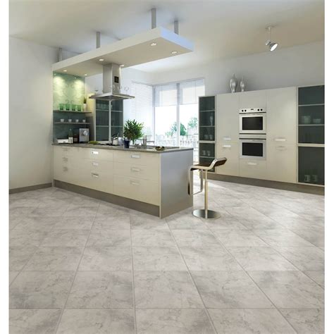 Gray 12-in x 12-in Glazed Ceramic Floor Tile at Lowes.com