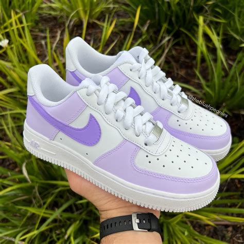 Purple Nike Swoosh