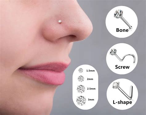 Tiny Diamond Nose Stud 1.5mm/2mm/2.5mm/3mm CZ Nose Ring - Etsy in 2023 | Diamond nose stud, Nose ...