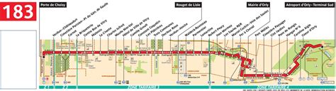 BUS 183 : horaires et plan Ligne 183 Paris