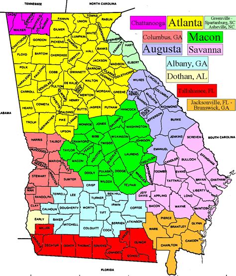 Image result for Georgia State Zip Code Map