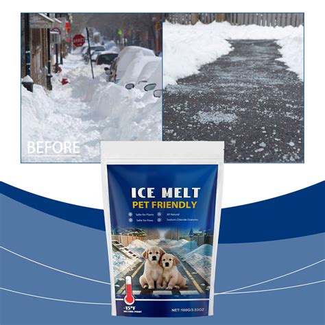 Ice Melt Safer for Concrete, Premium Snow Melter, Fast Acting Ice ...