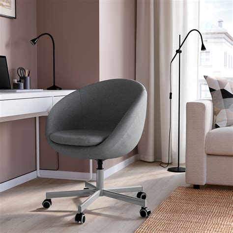 SKRUVSTA swivel chair, Vissle grey - IKEA