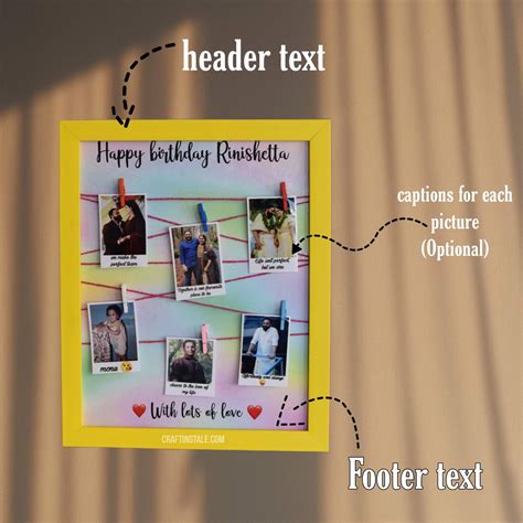 Mother's Day Special PHOTO HANGING FRAME – CraftingTale