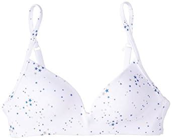 Buy Maidenform Girl Big Girls' Slim Molded Softi Cup Bra, White Stars ...