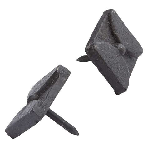 Hand-Forged Iron Square Tangent Clavos - Set of 6 | Signature Hardware