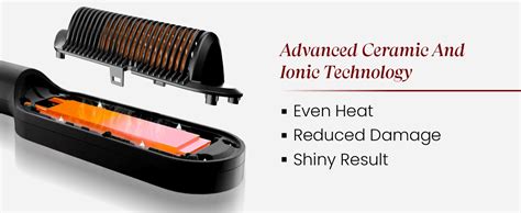 Urban yog MakeMeeBold Hair Straightener Brush| Frizz Free Hair ...