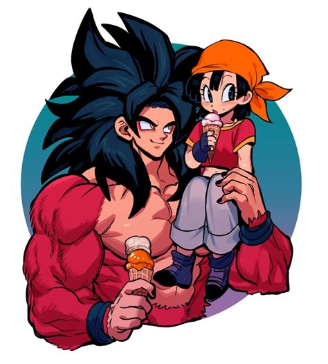 son goku and pan (dragon ball and 1 more) drawn by nanika_(nnkgh ...