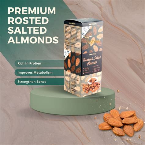 Premium Roasted Salted Almonds Namkeen Badaam Giri – Tassyam Organics