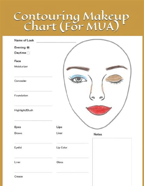 Image result for Makeup Contour Chart