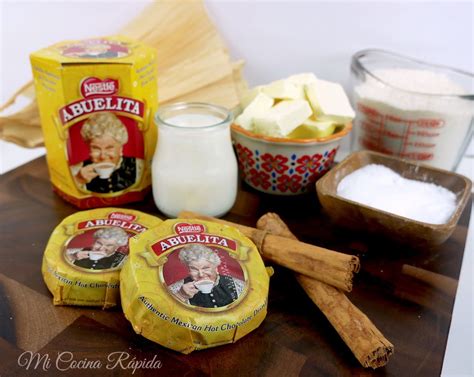 Tamales de Chocolate Abuelita y Canela