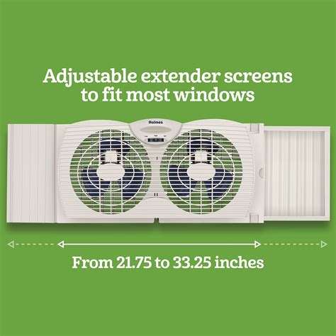 Snapklik.com : HOLMES Blade Manual Window Fan