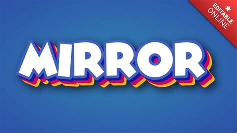 Image result for Mirrored Text