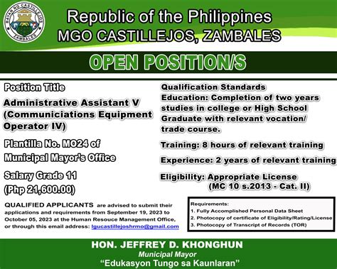 Image result for Admin Assistant I Computer Operator I