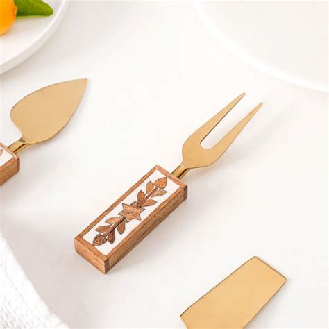 Set Of 3 Gourmet Cheese Knives Online - Premium Cheese Knife | Nestasia