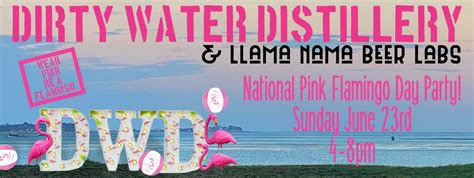 National Flamingo Day Party 2024 @ Dirty Water Distillery, Dirty Water ...