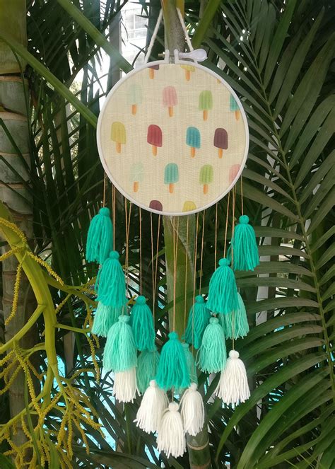 Get Popsicle Printed Tassel Dream Catcher at ₹ 799 | LBB Shop