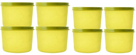 Buy Kuber Industries Plastic 8 Pieces Kitchen Storage Spice Containers ...