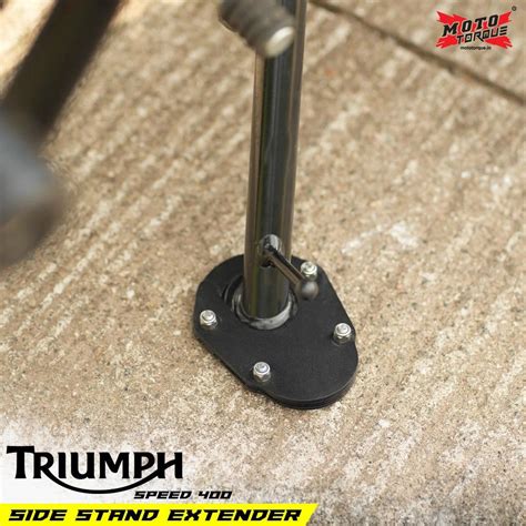 TRIUMPH SPEED 400 - SIDE STAND EXTENDER – Motogear Performance