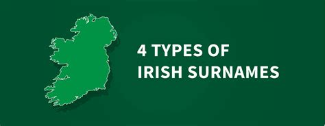 4 Types of Irish Surnames Analysis