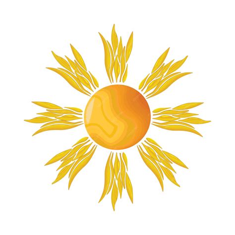 Premium Vector | Illustration of sun