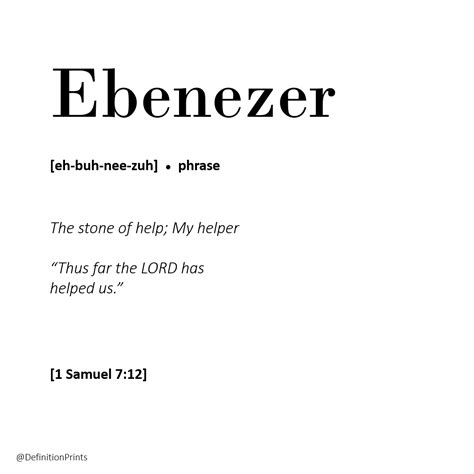 Ebenezer - Faith Quotes