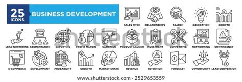 Business Development Icon Set 的图像结果